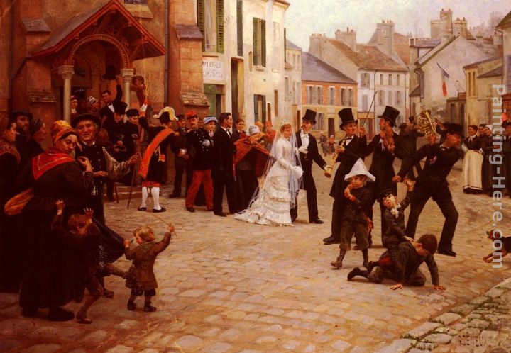 Gabriel Charles Deneux The Wedding